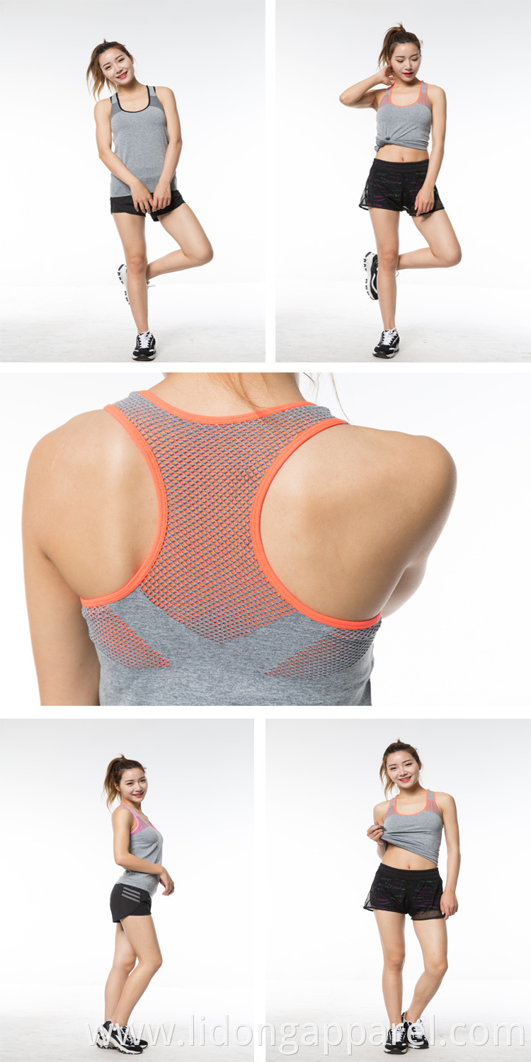 custom high quality fitness wear wholesale women yoga sport tank top